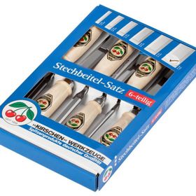 Kirschen Two Cherries 6 mm Ahşap Saplı Düz Iskarpela
