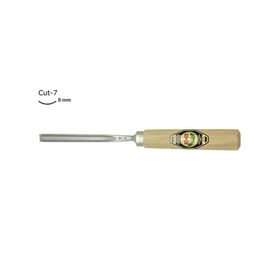 Kirschen Two Cherries Cut7 8 mm Düz Oluklu Ağız Oyma Iskarpelası