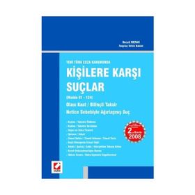 KİŞİLERE KARŞI SUÇLAR - MUSTAFA ARTUÇ