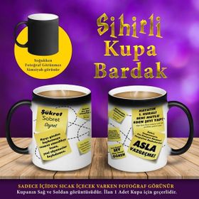 KISISEL GELISIM99S Motive Yazılı Kişisel Gelişim Sihirli Kupa Bardak