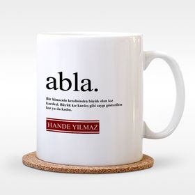 Kişiye Özel Abla Kupa