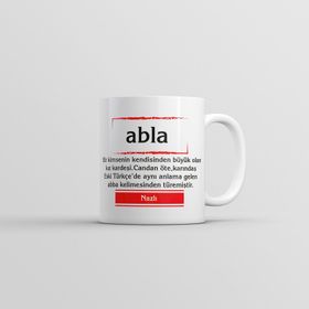 Kişiye Özel Abla Kupa