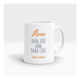 Kişiye Özel Amca Tasarımlı Kupa Bardak