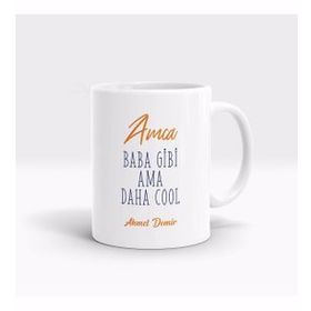 Kişiye Özel Amca Tasarımlı Kupa Bardak