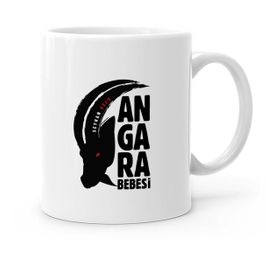 Kişiye Özel Angara Bebesi Beyaz 3 Kupa Bardak