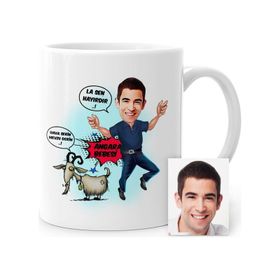Kişiye Özel Angara Bebesi Karikatür Beyaz 1 Kupa Bardak