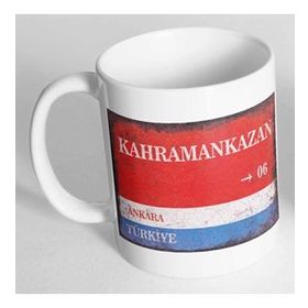 Kişiye Özel Ankara-002 Beyaz Kupa Bardak