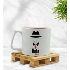 Kişiye Özel Baba Godfather Tasarımlı Middle Beyaz Model 11 Kupa