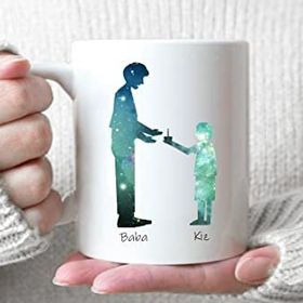 Kişiye Özel Babalar Günü Fotoğraflı Kupa