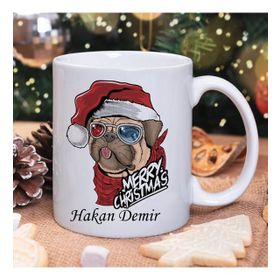 Kişiye Özel Baskılı Yılbaşı Resim Baskılı Kupa Bardak