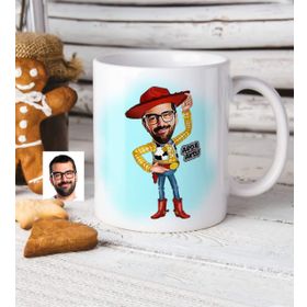 Kişiye Özel Bay Toy Story Karikatür Beyaz Kupa Bardak