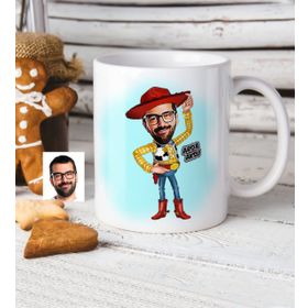 Kişiye Özel Bay Toy Story Karikatür Beyaz Kupa Bardak
