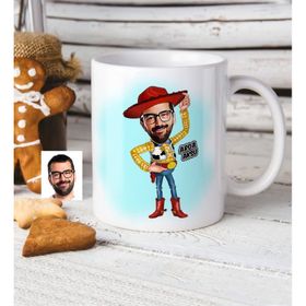 Kişiye Özel Bay Toy Story Karikatür Beyaz Kupa Bardak