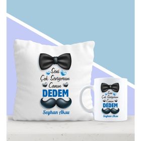 Kişiye Özel Canım Dedem Tasarımlı Kupa