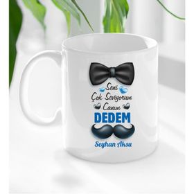 Kişiye Özel Canım Dedem Tasarımlı Kupa