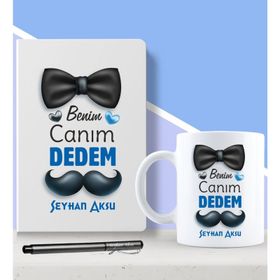 Kişiye Özel Canım Dedem Tasarımlı Kupa