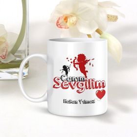 Kişiye Özel Canım Sevgilim Beyaz Kupa Bardak