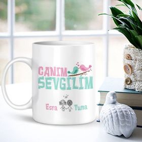 Kişiye Özel Canım Sevgilim Beyaz Kupa Bardak