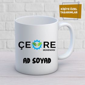 Kişiye Özel ÇEVRE MÜHENDİSİ Beyaz Kupa