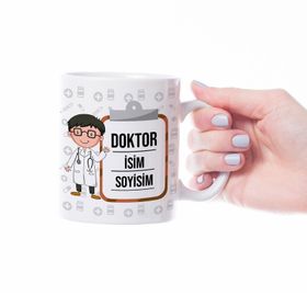 Kişiye Özel Doktor Kupa Bardak