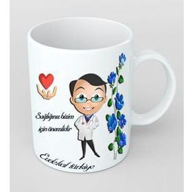 Kişiye Özel Doktor Kupa Bardak