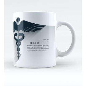 Kişiye Özel Doktor Mesleki Kupa Bardak