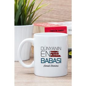 Kişiye Özel Dünyanın En İyi Babası Beyaz Kupa