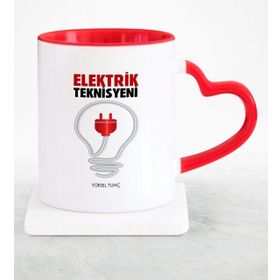 Kişiye Özel Elektrik Teknisyeni Kupa Bardak