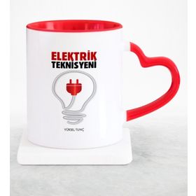 Kişiye Özel Elektrik Teknisyeni Kupa Bardak