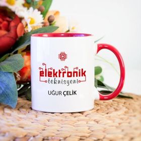 Kişiye Özel Elektronik Teknisyeni Kupa Bardak