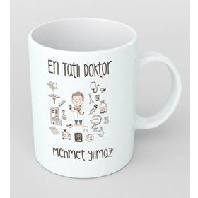 Kişiye Özel En Tatlı Doktor Kupa Bardak
