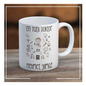 Kişiye Özel En Tatlı Doktor Kupa Bardak
