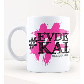Kişiye Özel Evdekal Hashtag Beyaz Kupa Bardak