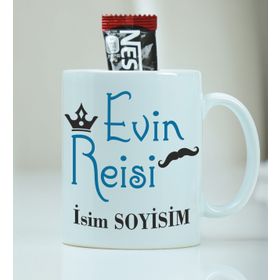 Kişiye Özel Evin Reisi Kupa Bardak
