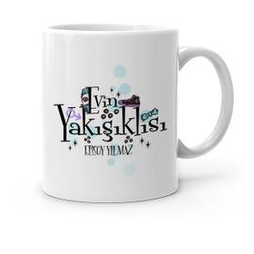 Kişiye Özel Evin Yakışıklısı-4 Beyaz Kupa Bardak