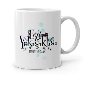 Kişiye Özel Evin Yakışıklısı-4 Beyaz Kupa Bardak