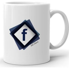 Kişiye Özel Facebook-2 Beyaz Kupa Bardak