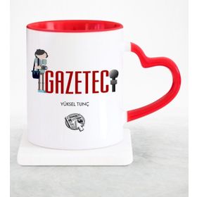 Kişiye Özel Gazeteci Kupa Bardak