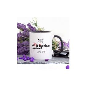 Kişiye Özel Halk Oyunları Öğretmeni Kupa Bardak