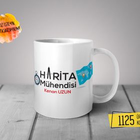 Kişiye Özel Harita Mühendisi Kupa