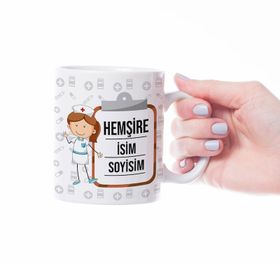 Kişiye Özel Hemşire Kupa Bardak