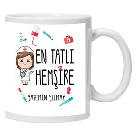 Kişiye Özel Hemşire Kupa Bardak