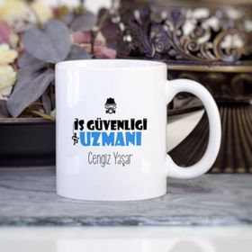 Kişiye Özel İş Güvenliği Uzmanı Kupa Bardak