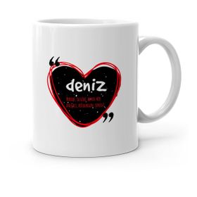 Kişiye Özel İsim Anlamı-5 Beyaz Kupa Bardak