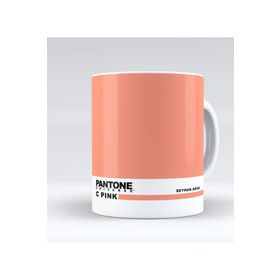 Kişiye Özel İsimli Pantone C Pink Beyaz Kupa Bardak