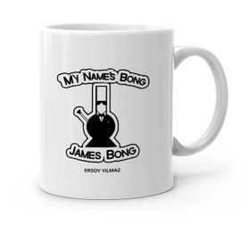 Kişiye Özel James Bong-1 Beyaz Kupa Bardak
