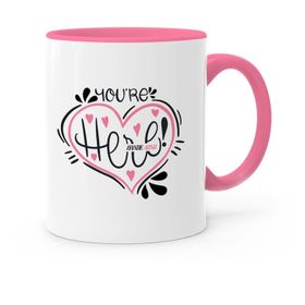 Kişiye Özel Kalbimdesin Pembe 1 Kupa Bardak