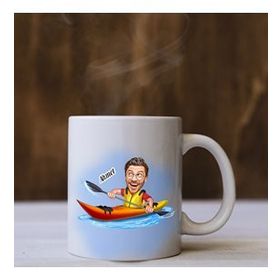 Kişiye Özel Kanocu Karikatürlü Kupa Bardak