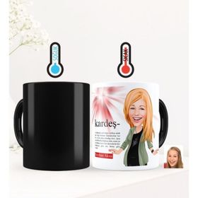 Kişiye Özel Kardeş Karikatürlü Sihirli Kupa Bardak