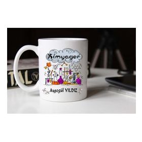 Kişiye Özel KİMYAGER Beyaz Kupa